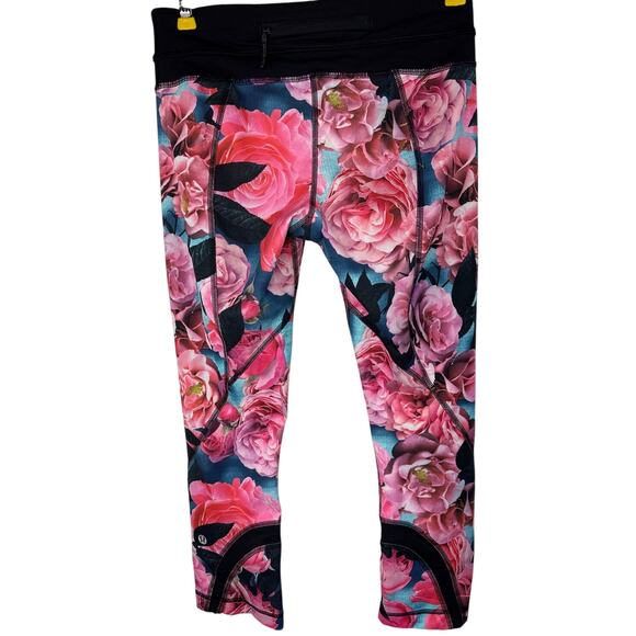 Lululemon Run: Inspire Crop Leggings, Size 4, Rare print - Picture 2 of 10